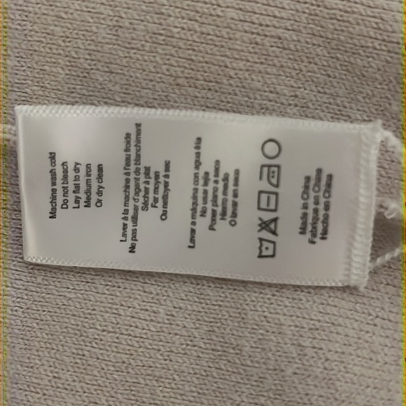 Lunya Cozy Cotton Silk Pullover Quarter Zip Sweater Chilled Blue S M L XL $198 - Picture 6 of 6